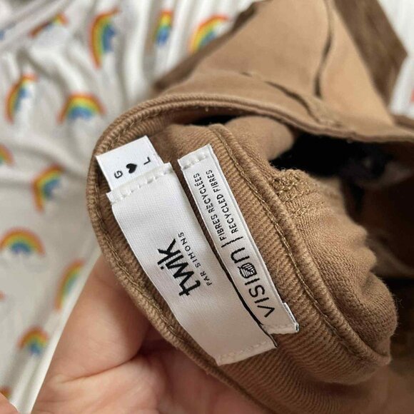 Brown Cargo-Style Pants - Picture 2 of 4